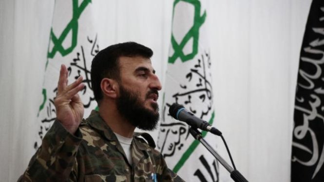 Lãnh đạo phong trào Jaish al-Islam Zahran Alloush - Ảnh: AFP