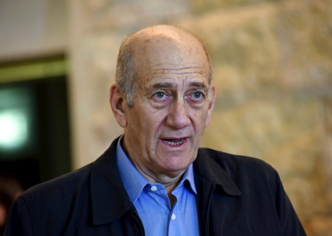 Cựu Thủ tướng Israel Ehud Olmert - Ảnh: Reuters