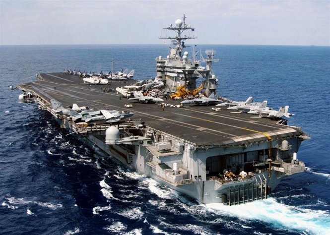 Tàu sân bay USS Harry S. Truman của hải quân Mỹ - Ảnh: NBC