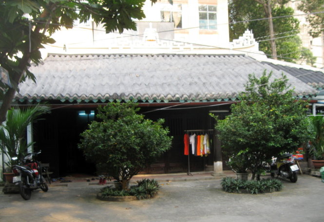 Mặt tiền nhà của Trương Vĩnh Ký. Ảnh Hồ Tường