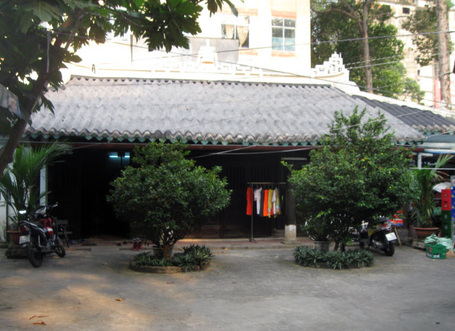Mặt tiền nhà của Trương Vĩnh Ký - Ảnh: Hồ Tường