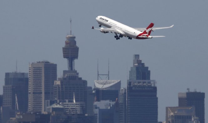 Hãng Qantas của Úc 3 năm liền đứng đầu danh sách các hãng hàng không an toàn. Ảnh: Reuters