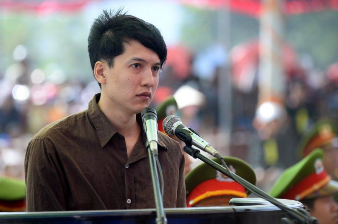 Nguyễn Hải Dương tại phiên tòa sơ thẩm