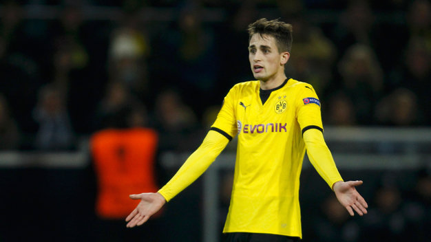 Tiền đạo trẻ Adnan Januzaj trong màu áo Dortmund - Ảnh: Reuters