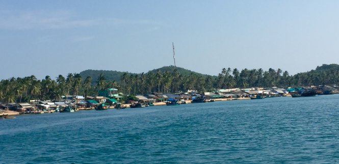 Một góc đảo Hòn Thơm, nơi sẽ trở thành quần thể khu vui chơi giải trí biển           - Ảnh: N.Triều