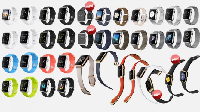Danh sách 38 phiên bản Apple Watch đến thời điểm hiện tại - Ảnh: Techradar