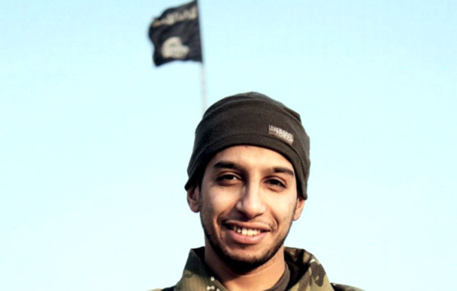 Abdelhamid Abaaoud, kẻ chủ mưu các cuộc tấn công khủng bố đẫm máu ở Paris, Pháp hồi tháng 11-2015.