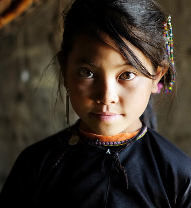 Chân dung của một bé gái tại huyện Bát Xát (Lào Cai) - Ảnh: Việt Thanh
