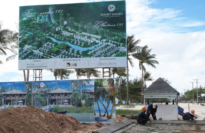 Dự án khu nghỉ dưỡng kết hợp với biệt thự ven biển tại Bãi Trường, xã Dương Tơ, Phú Quốc - Ảnh: Duy Khánh