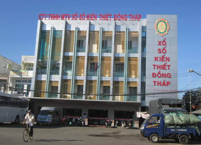 Trụ sở Công ty TNHH MTV XSKT Đồng Tháp - Ảnh: Thành Nhơn