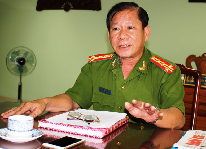 Đại tá Lê Tấn Bửu - Ảnh: Hoàng Lộc