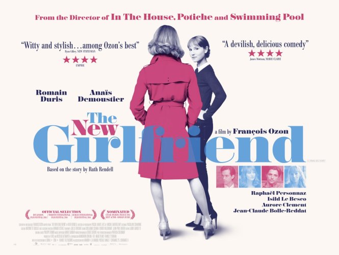 Bìa áp phích đầy ẩn ý của phim The New Girlfriend - Ảnh: Mandarin Cinéma