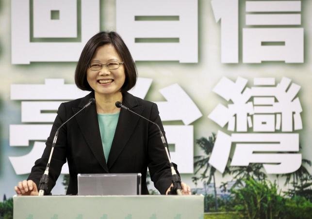 Nữ lãnh đạo đầu tiên của Đài Loan Thái Văn Anh Ảnh: Reuters