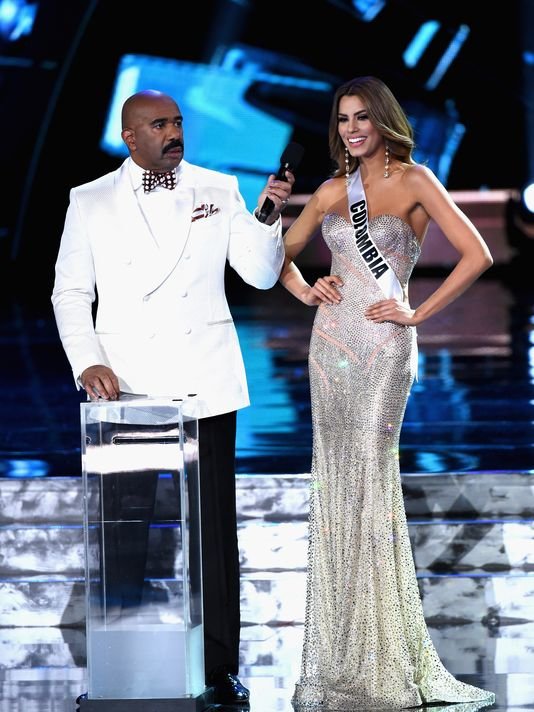 Miss Colombia Steve Harvey