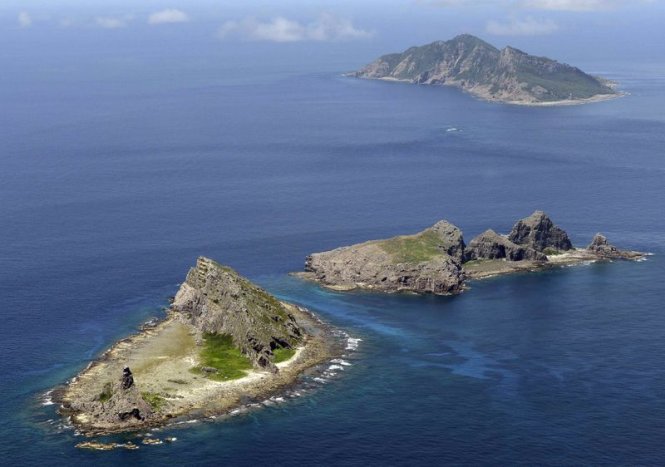 Quần đảo Senkaku/Điếu Ngư do Nhật kiểm soát - Ảnh: Asahi