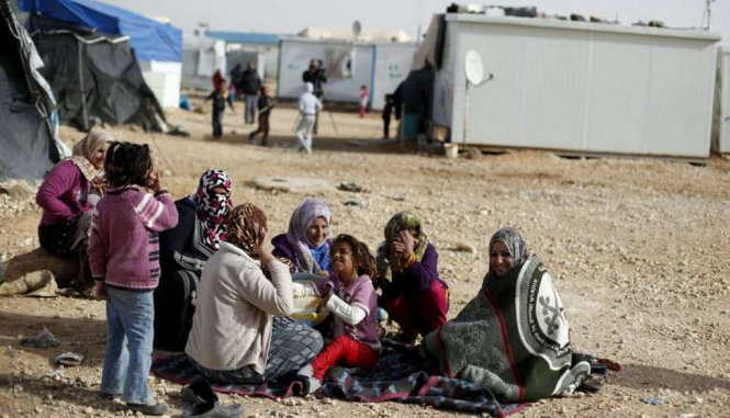 Người tị nạn Syria ở Mafraq, Jordan - Ảnh: Reuters