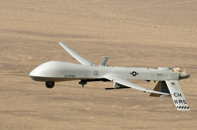 MQ-1 Predator được cho phiên bản mẫu để IS chế tạo máy bay không người lái - Ảnh: US Air Force
