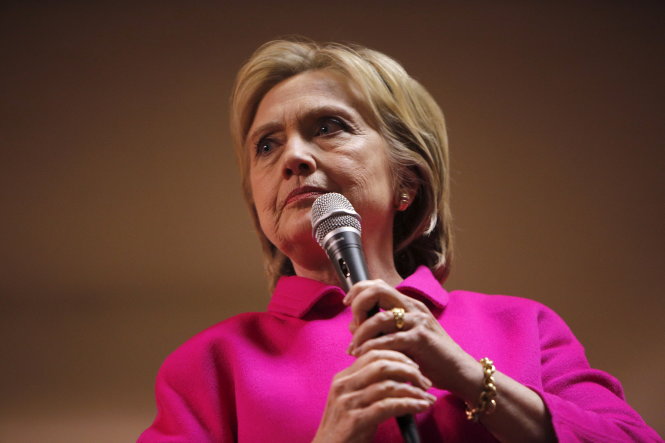 Bà Hillary Clinton không còn là ứng cử viên chắc thắng - Ảnh: Reuters