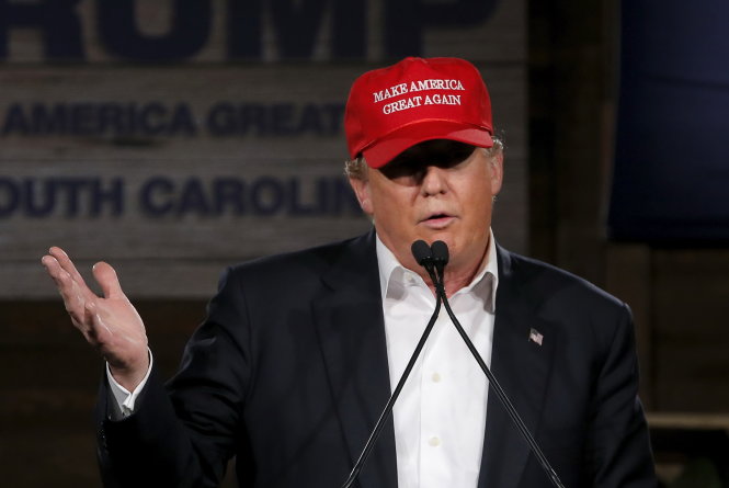 Tỷ phú Donald Trump đang đi một nước cờ mạo hiểm trước cuộc bầu cử sơ bộ đầu tiên ngày 1-2 - Ảnh: Reuters