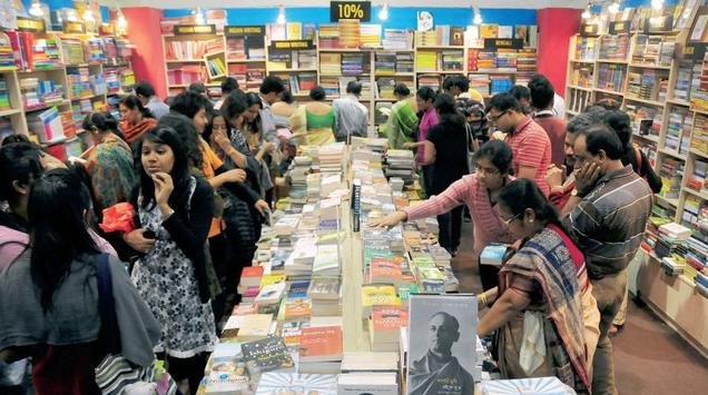 Hội chợ sách Kolkata. Ảnh: Hindunews