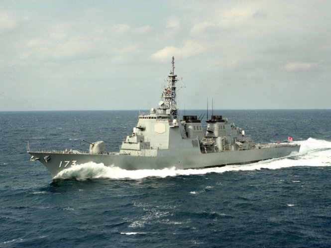 Một tàu khu trục tên lửa Aegis của Nhật - Ảnh: Defence Industry Daily