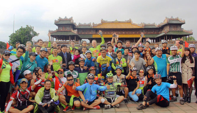 Hành trình đạp xe Hà Nội – Huế của đại sứ Hoa Kỳ đã thành công tốt đẹp - Ảnh: Nguyên Linh