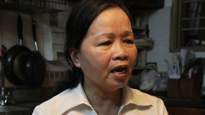 Bà Lê Thị Xuân Lan - Ảnh Q.khải