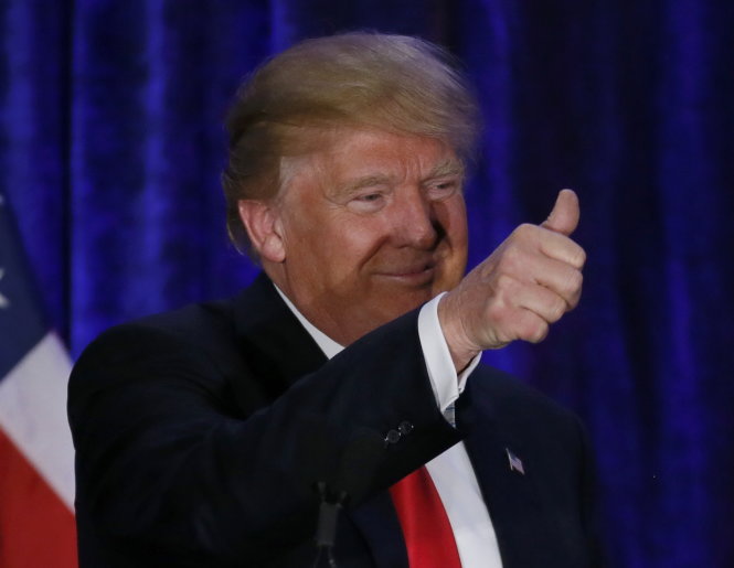 Tỷ phú Donald Trump đã lên tiếng chúc mừng đối thủ Ted Cruz - Ảnh: Reuters