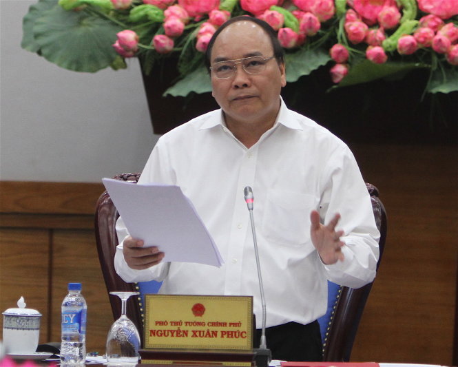 Phó Thủ tướng Nguyễn Xuân Phúc - V.V.T