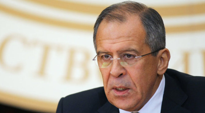 Ngoại trưởng Nga Sergey Lavrov nói Nga đã gửi Mỹ kế hoạch cụ thể về chương trình ngừng bắn tại Syria và đang chờ Mỹ trả lời - Ảnh: RT