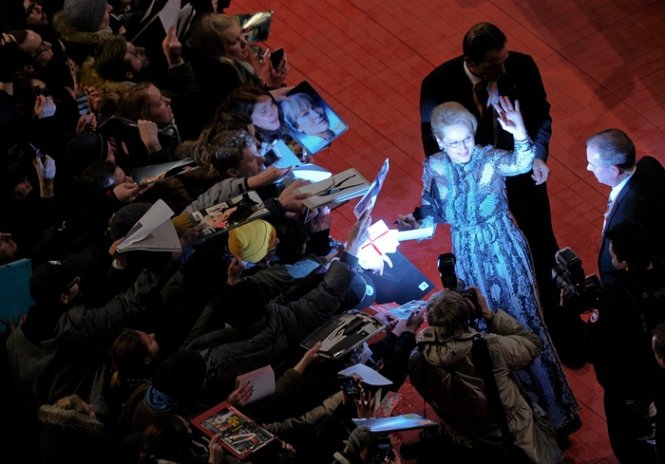 Sau 45 năm hoạt động nghệ thuật, Meryl Streep trở thành thần tượng của hàng triệu khán giả - Ảnh: Reuters