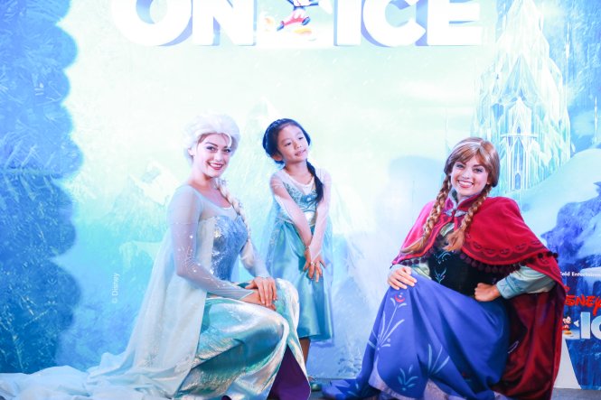 Tạo hình công chúa Elsa và Anna trong Xứ sở băng kỳ diệu - Ảnh: BTC