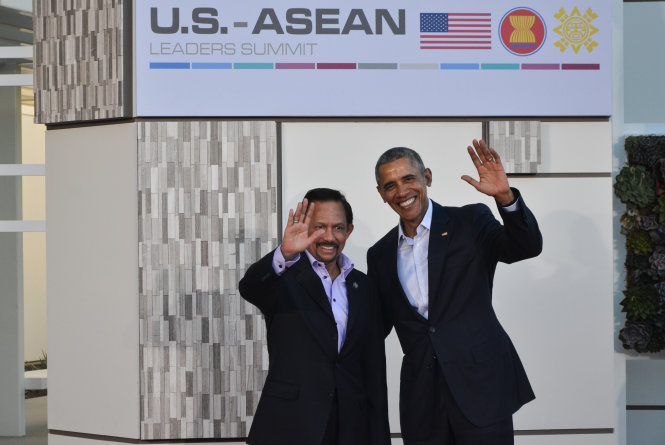 Tổng thống Barack Obama tiếp Quốc vương Brunei Hassanal Bolkiah