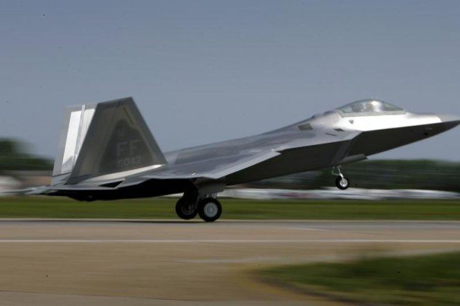 Một chiến đấu cơ F-22 của quân đội Mỹ - Ảnh: Getty Images