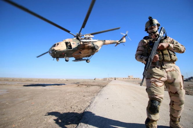 Những năm gần đây Iraq bị mất nhiều trực thăng do tai nạn hoặc bị phiến quân bắn hạ - Ảnh: AFP