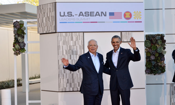 Tổng thống Barack Obama tiếp Thủ tướng Malaysia Najib Razak.