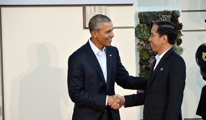 Tổng thống Barack Obama tiếp Tổng thống Indonesia Joko Widodo