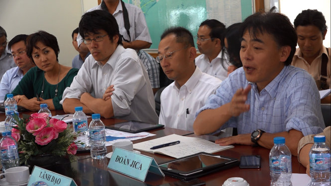 Ông Mori Mutsaya -Trưởng đại diện văn phòng JICA Việt Nam   cho biết  sẽ cố gắng hổ trợ vốn vay ODA cho dự án từ nguồn vốn JICA Nhật Bản - Ảnh: Chế Thân