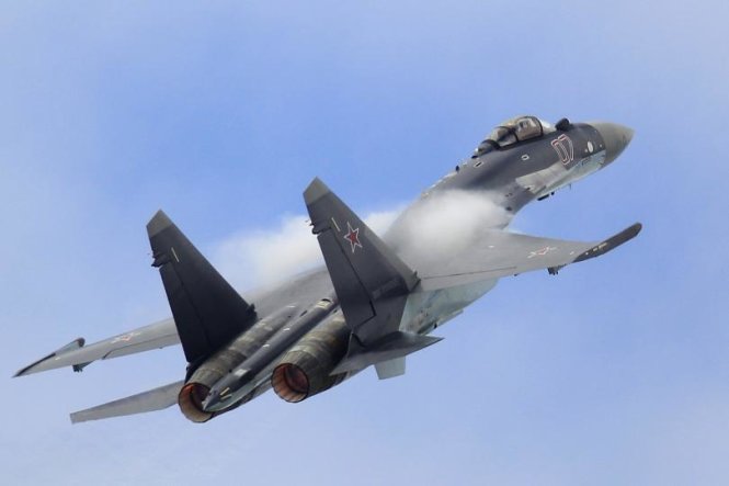 Máy bay chiến đấu Su-35 của Nga. Ảnh: Reuters