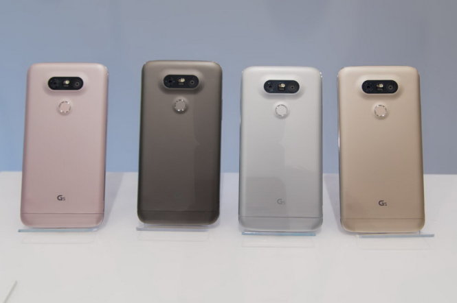 Các màu của LG G5 - Ảnh: ArsTechnica