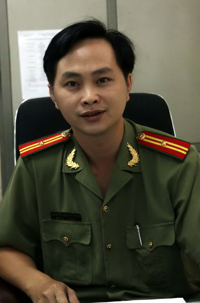 Thiếu tá Nguyễn Văn Trường - Ảnh: Gia Minh