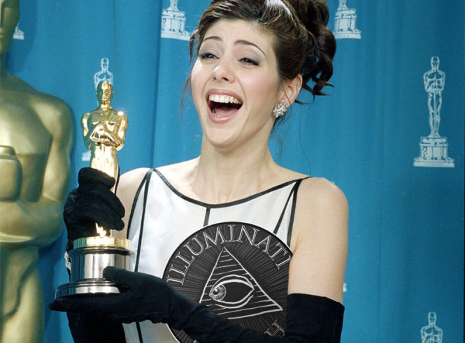 Marisa Tomei cũng không ngờ cô lại thắng giải -Ảnh: Oscar