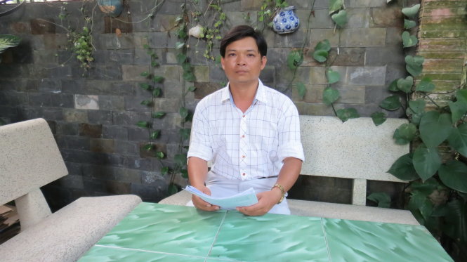 Ông Tô Minh Vương tiếp tục gửi đơn kêu cứu để được trở lại trường lớp - Ảnh: Đức Vịnh