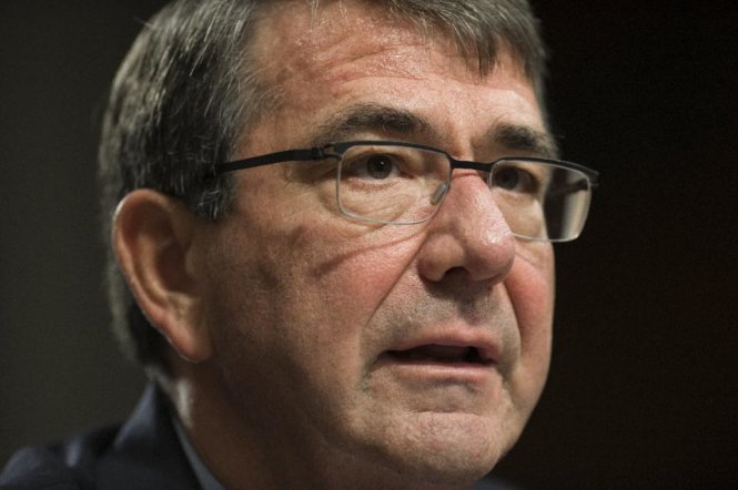 Bộ trưởng Quốc phòng Mỹ Ashton Carter Ảnh: AFP