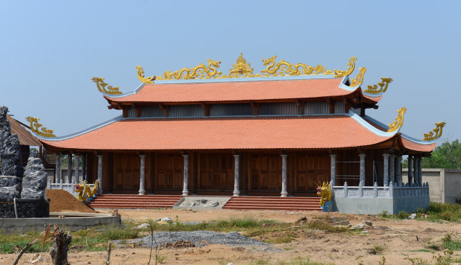 Nhà thờ tổ do danh hài Hoài Linh xây dựng tại quận 9 - Ảnh: Tuổi Trẻ