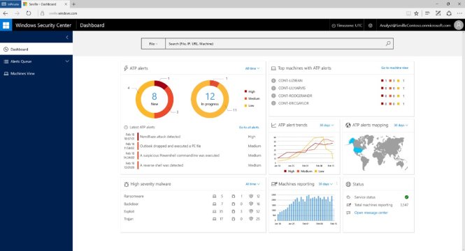 Windows Defender Advanced Threat Protection  sẽ gửi thông báo đến khách hàng khi máy tính có dấu hiệu bị hack - Nguồn CNN Money