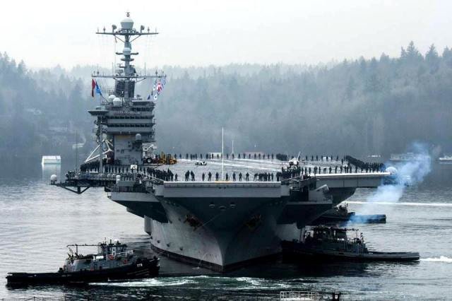 Hàng không mẫu hạm USS John C. Stennis - Ảnh: US Navy