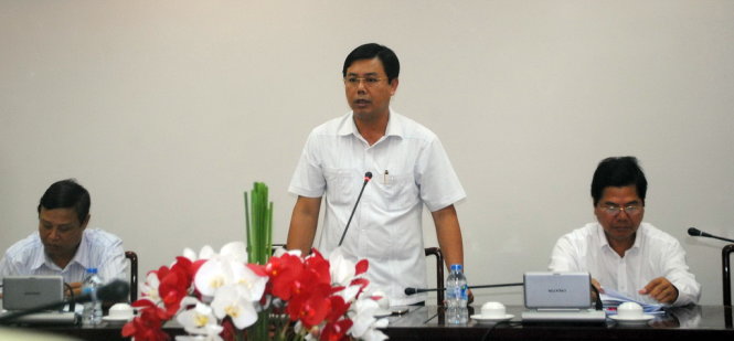 Chủ tịch Nguyễn Tiến Hải chỉ đạo thông tin cho vay nặng lãi - Ảnh: Tấn Thái
