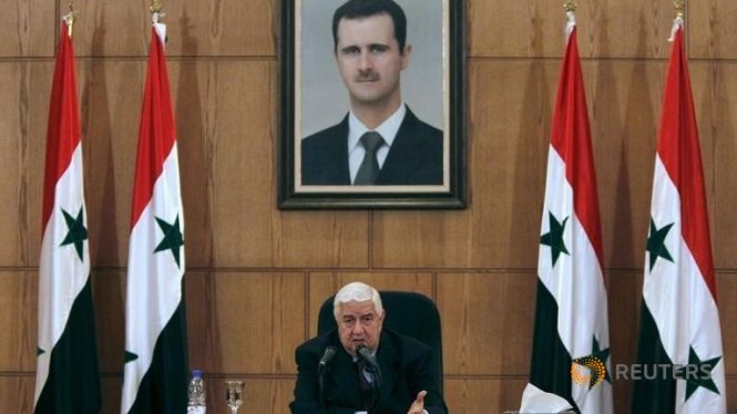 Ngoại trưởng Syria Walid al-Moualem Ảnh: Reuters