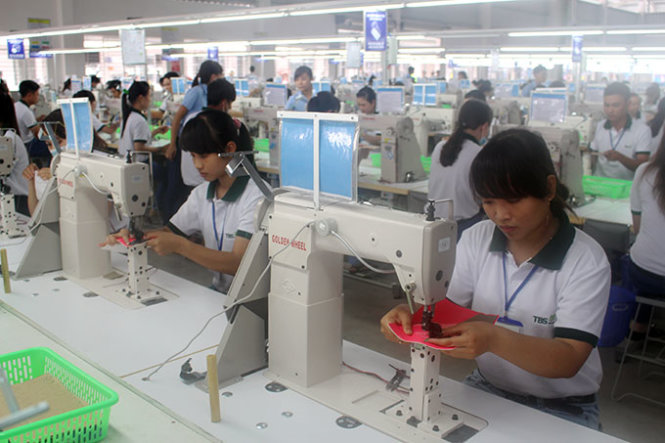 Nhà máy giày Thái Bình Kiên Giang dự kiến giải quyết việc làm cho hơn 10.000 lao động địa phương - Ảnh: N.Triều